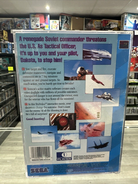 Tomcat Alley (Sega CD, 1994) CIB Complete Tested!