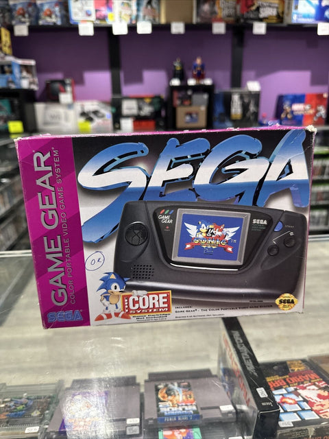 SEGA Game Gear Handheld System - Black - CIB Complete In Box - Tested!