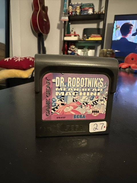 Dr. Robotnik's Mean Bean Machine (Sega Game Gear, 1993) GG Authentic Tested!