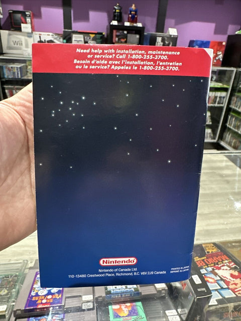 NES Nintendo Control Deck Instruction Booklet Manual System Console