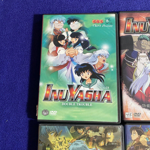 Lot Of 5 Inuyasha DVD’s - The Movie 1 2 4 Vol 21 35 36 - Region 1 Anime