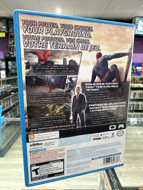 The Amazing Spider-Man: Ultimate Edition (Nintendo Wii U, 2013) Complete Tested