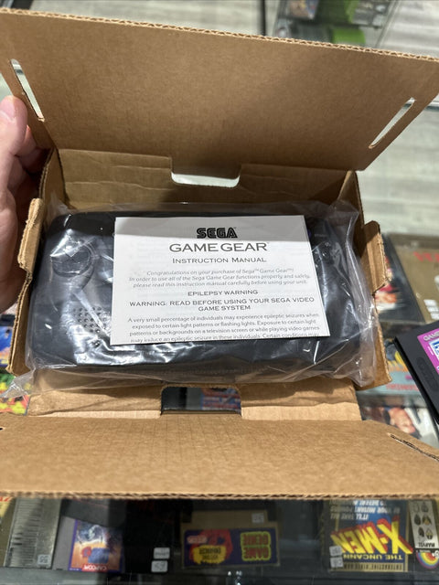 SEGA Game Gear Handheld System - Black - CIB Complete In Box - Tested!