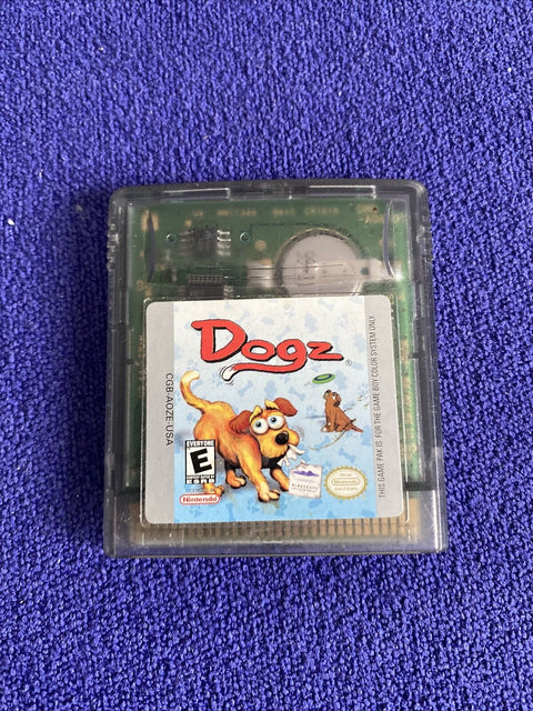 Dogz (Nintendo Game Boy Color, 1999) Dogs GBC Authentic Cartridge + Case Tested