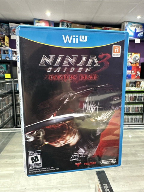Ninja Gaiden 3: Razor's Edge (Nintendo Wii U, 2012) CIB Complete Tested!