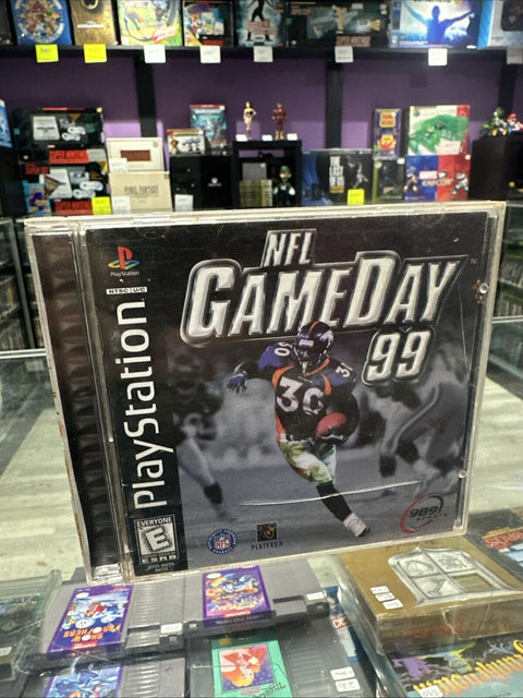 NFL GameDay 99 (Sony PlayStation 1, 1998) PS1 *Case Damage* Complete Tested!