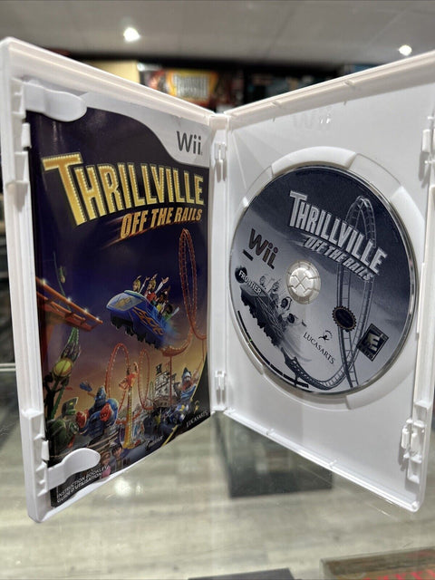 Thrillville Off the Rails (Nintendo Wii 2006) Complete CIB Tested!