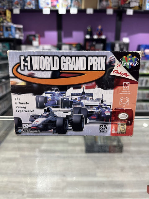 F1 World Grand Prix - Nintendo 64 N64 CIB Complete Tested!