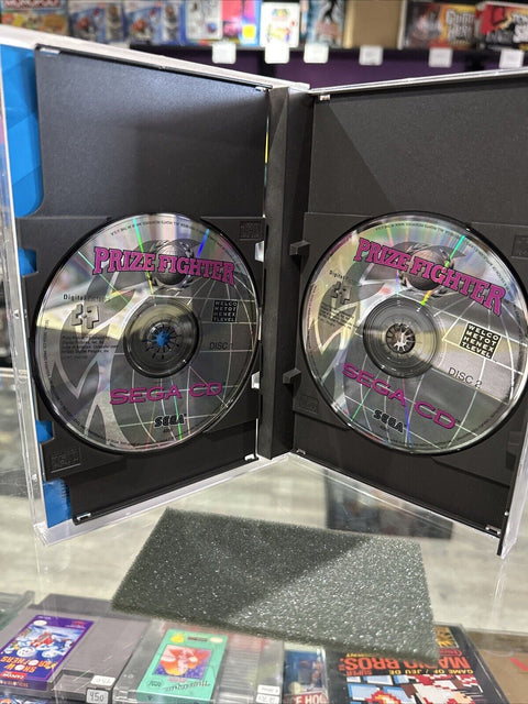Prize Fighter (Sega CD, 1993) CIB Complete Tested!