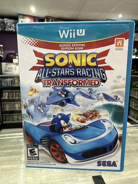 Sonic & All-Stars Racing Transformed - Bonus Edition (Nintendo Wii U, 2012)
