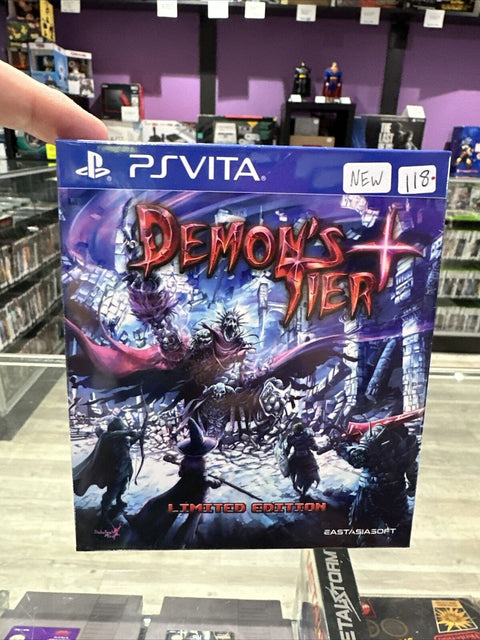 NEW! Demons Tier + Limited Edition - PlayStation PS Vita - Factory Sealed!