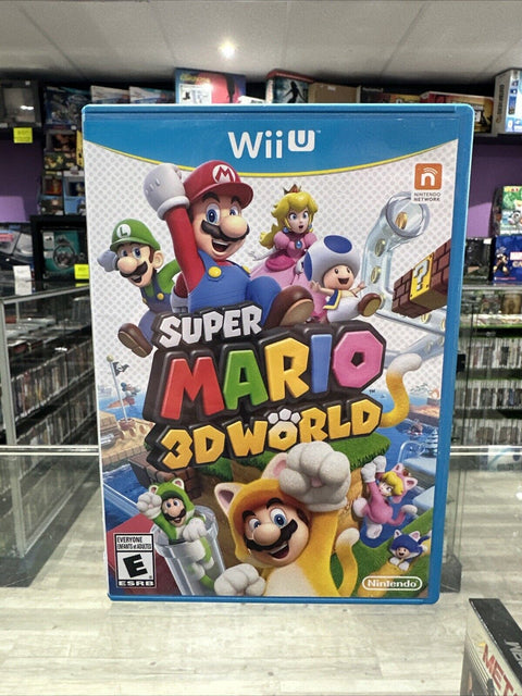 Super Mario 3D World (Nintendo Wii U, 2013) CIB Complete Tested!