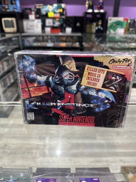Killer Instinct (Super Nintendo SNES 1995) In Box No Manual - Tested!