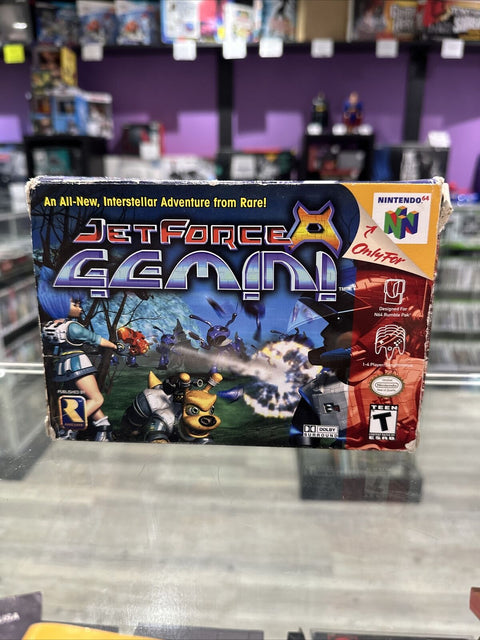 Jet Force Gemini (Nintendo 64, 1999) N64 CIB Complete Tested!