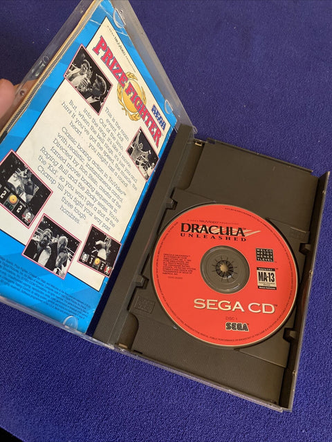 Dracula Unleashed (Sega CD, 1993) Authentic Complete - Tested!