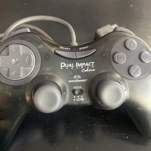 Dual Impact Gamepad Color Controller for Sony Playstation 1 PS1 - Tested Working