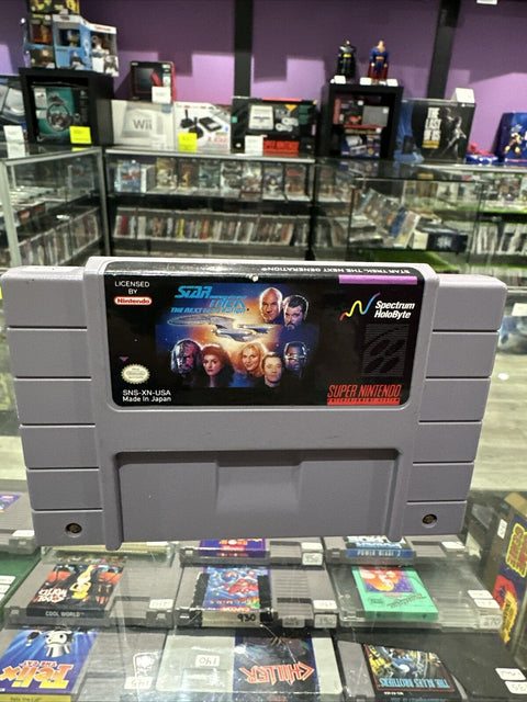 Star Trek: The Next Generation (Super Nintendo) SNES Authentic Tested!