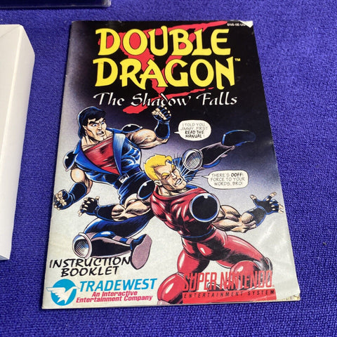 Double Dragon V: The Shadow Falls (Super Nintendo) Authentic SNES CIB Complete