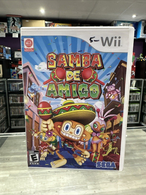 Samba de Amigo (Nintendo Wii, 2008) CIB Complete Tested!
