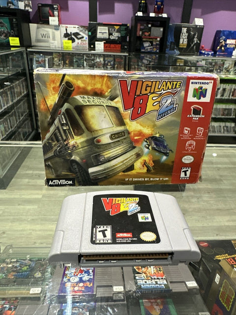 Vigilante 8: 2nd Offense (Nintendo 64, 2000) N64 No Manual - Tested!