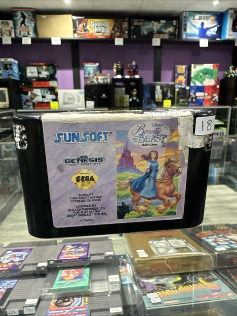 Disney's Beauty and the Beast: Belle's Quest (Sega Genesis, 1993) Tested