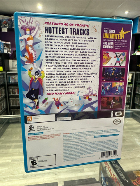Just Dance 2019 Standard Edition Nintendo Wii U Complete Tested!