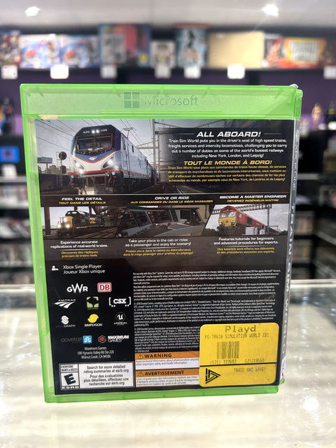 Train Sim World (Xbox One, 2018) XB1 Tested!