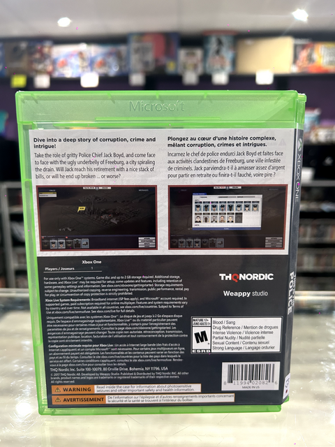 This Is the Police (Microsoft Xbox One, 2017) XB1 Tested!