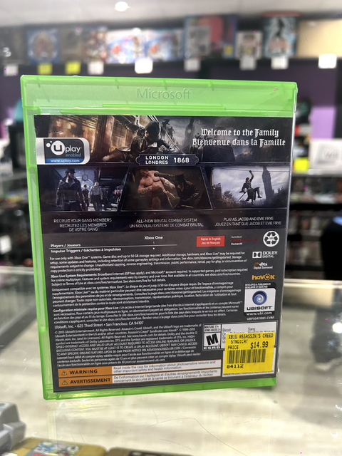 Assassin's Creed: Syndicate (Xbox One, 2015) XB1 Tested!
