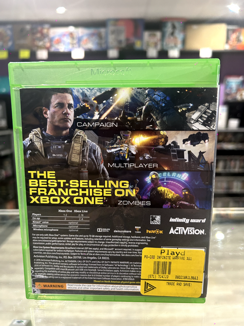Call of Duty: Infinite Warfare (Xbox One, 2016) XB1 Tested!